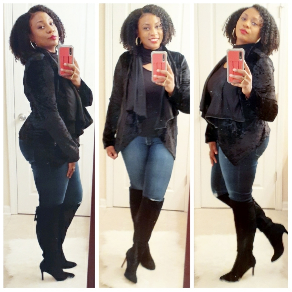 💎NWT BLANKNYC Black Velvet Jacket